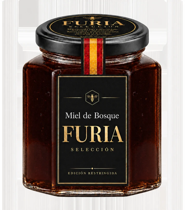 Miel de Bosque, de tono oscuro
