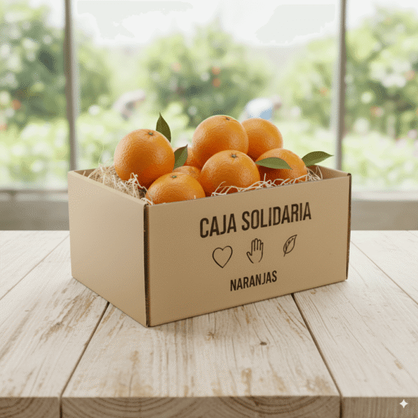 Caja Solidaria Naranjas Pequeña Caja Solidaria Naranjas Pequeña