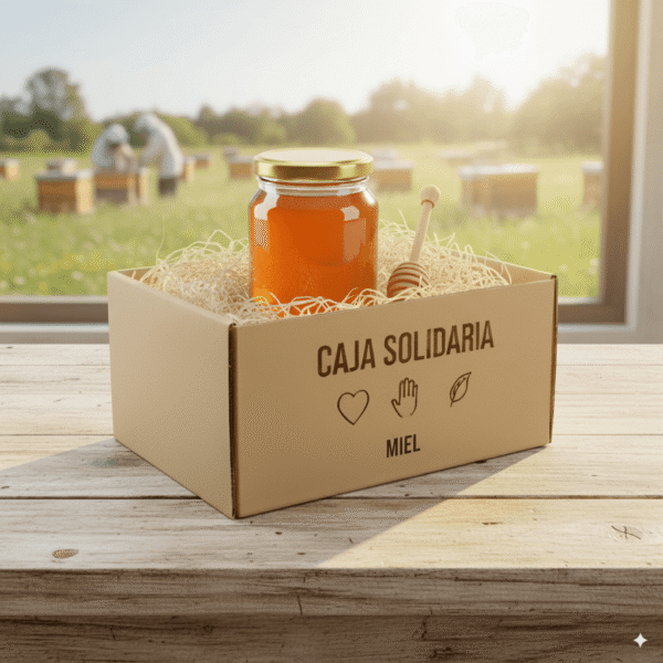 Caja Solidaria Miel Artesanal Pequeña