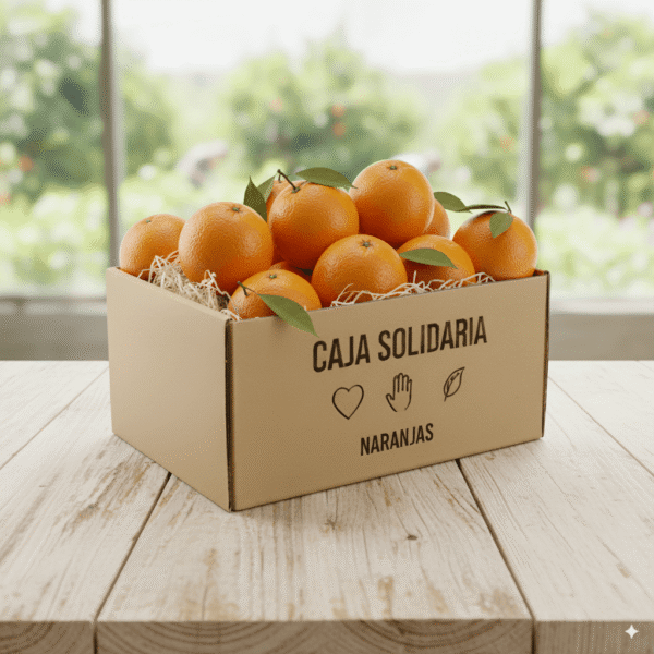 Caja Solidaria Naranjas Grande Caja Solidaria Naranjas Grande