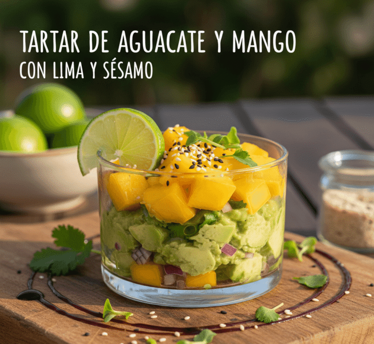 Tartar de aguacate y mango con lima y sésamo: receta fresca y saludable 35 Tartar de aguacate y mango con lima y sésamo