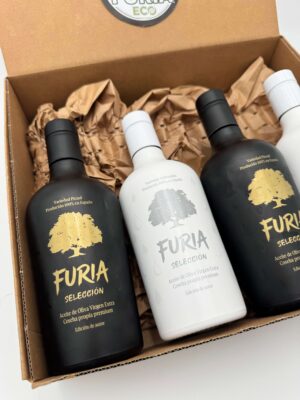 Pack 4 Aceites FURIA Selección – Arbequina & Picual