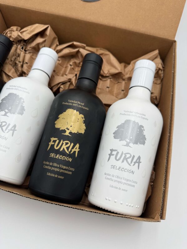 Pack 4 Aceites FURIA Selección – Arbequina & Picual Pack 4 Aceites FURIA Selección – Arbequina & Picual