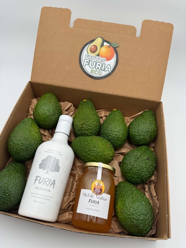 Pack Aguacates Premium + Aceite Arbequina + Miel Natural Pack Aguacates Premium + Aceite Arbequina + Miel Natural
