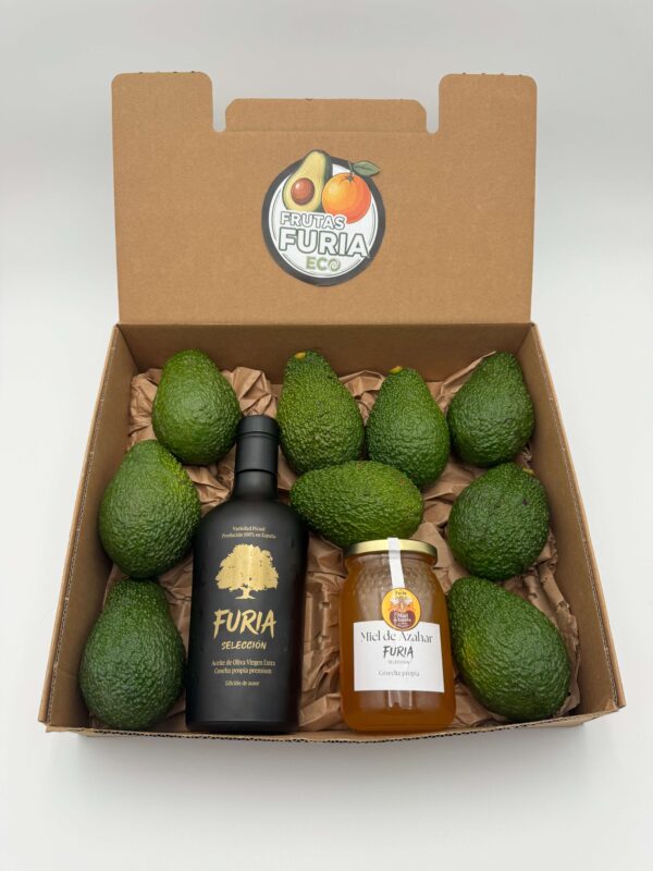 Pack Aguacates Premium + Aceite Picual + Miel Natural Pack Aguacates Premium + Aceite Picual + Miel Natural