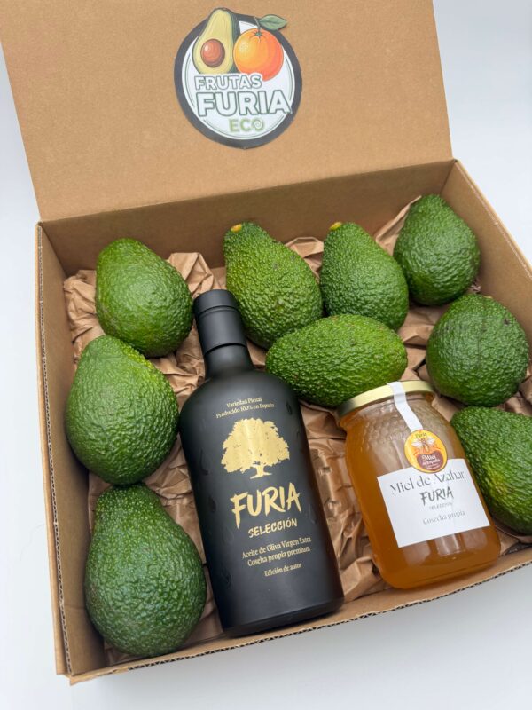 Pack Aguacates Premium + Aceite Picual + Miel Natural Pack Aguacates Premium + Aceite Picual + Miel Natural