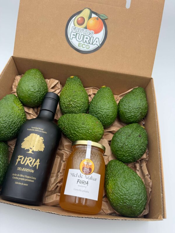Pack Aguacates Premium + Aceite Picual + Miel Natural Pack Aguacates Premium + Aceite Picual + Miel Natural